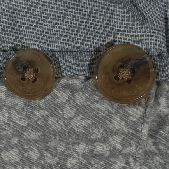 Bonobos mens stone khaki basic flat front 7" inseam chino shorts - size 34 - Picture 6 of 13